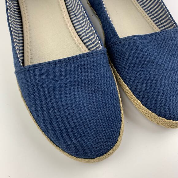 Sanuk Espie Flats Slip On Blue Casual Women's 7 - Picture 2 of 10